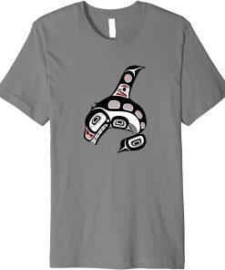 Northwest Pacific coast Haida art Orca Whale Premium T-Shirt