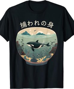 Orca End Captivity Free The Orcas Marine Protection Activist T-Shirt