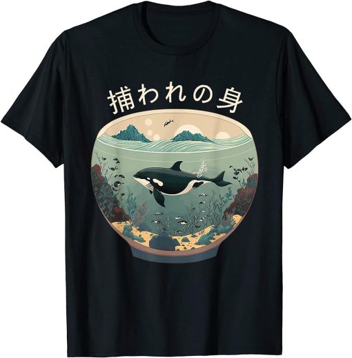 Orca End Captivity Free The Orcas Marine Protection Activist T-Shirt