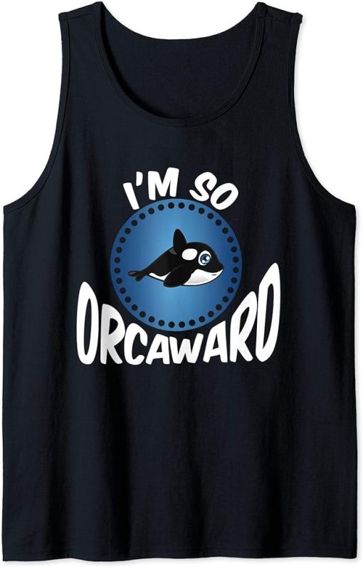 Orca Lovers Graphic - Funny Killer Whale Quote Ocean Kids Tank Top