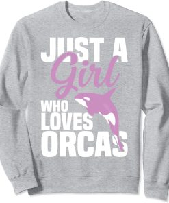 Orcas themed T-Shirt for girls or all the marine life lover Sweatshirt